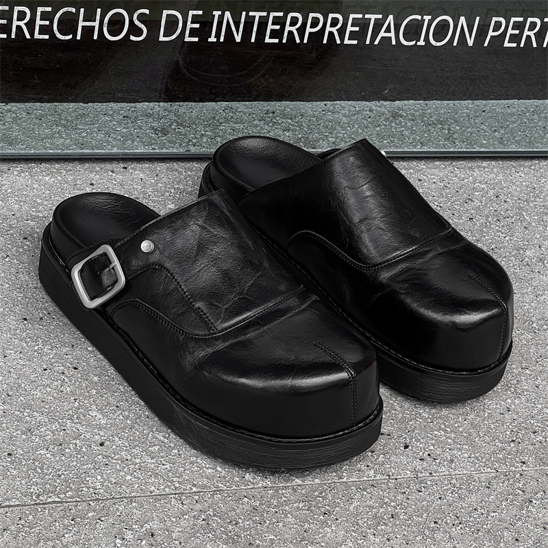 Flip Flop Leather Men - 2025, Herren- und Damen-Leder-Oberbekleidung, Paar, lässig,