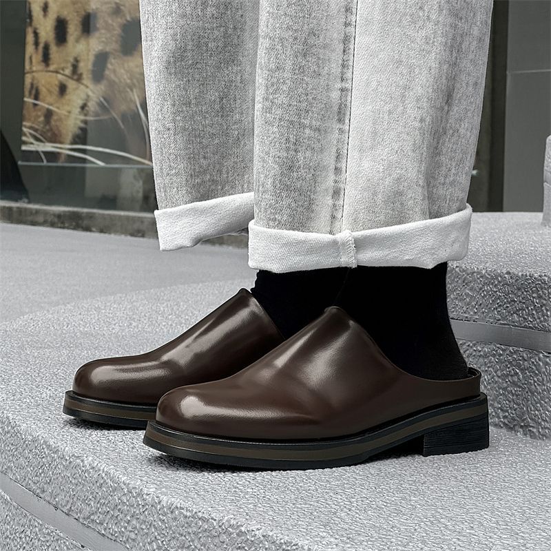 2025 Herren-Hausschuhe mit dic – Flip Flop Leather Men Bewertung und Preis