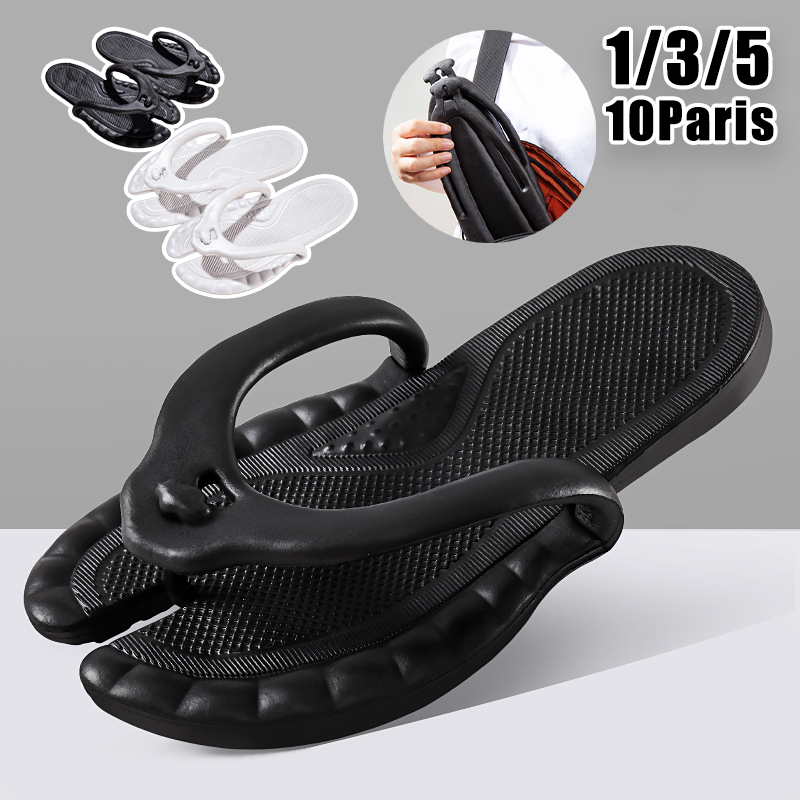 Kompakte Reise-Hausschuhe für  – Flip Flop Leather Men Bewertung und Preis
